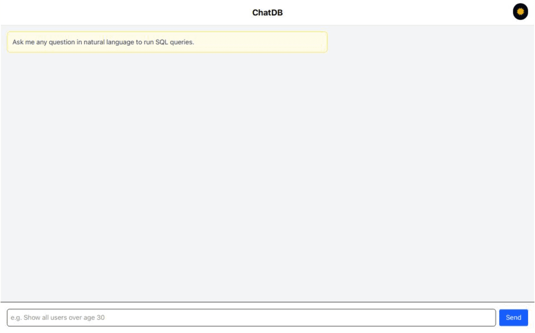 ChatDB - Chat with your database